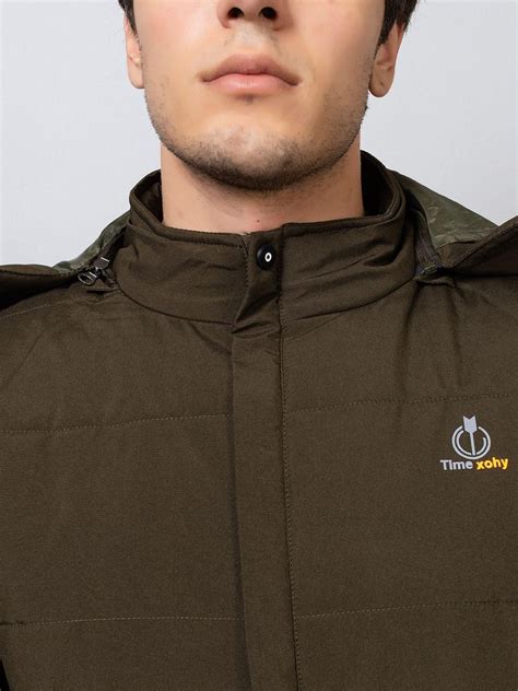 Xohy Men's Full Sleeve Bomber Hooded Olive Jacket – www.aviationkart.in