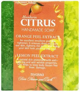 nyassa Luxurious Mandarin Citrus Handmade Natural Soap|Orange&Lemon ...