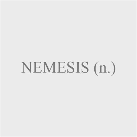 the logo for nemesis n is shown in black and white, on a gray background