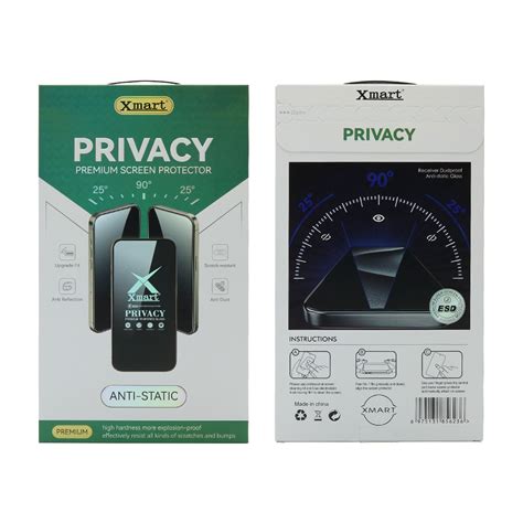 Zastitna folija za ekran GLASS X mart 9D PRIVACY - iPhone 16 Pro (6.3) (MS)