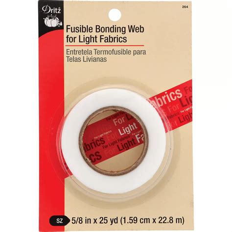 Dritz Fusible Bonding Web for Light Fabrics - White - Shop Sewing at H-E-B