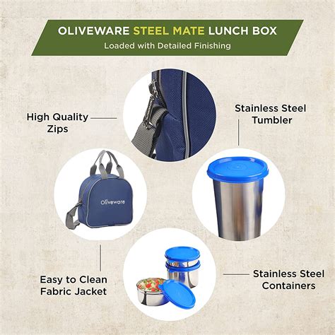 Steel Mate Lunch Box – Oliveware India