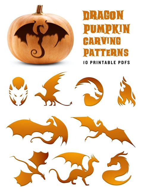 Printable pumpkin carving stencils – Artofit