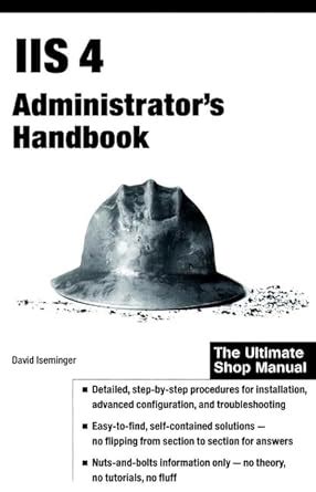 Buy IIS 4 Administrator′s Handbook Book Online at Low Prices in India ...