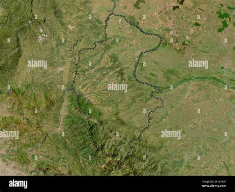 Vidin, province of Bulgaria. Low resolution satellite map Stock Photo - Alamy