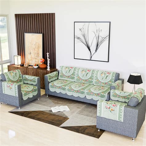 Kuber Industries Sofa Cover | Net Sofa Slipcover Set | 5 Seater Sofa ...