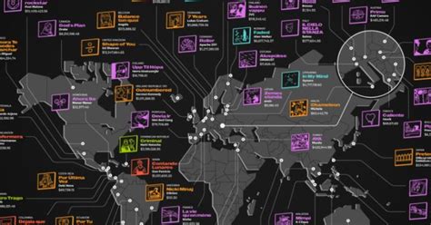 El mapa de las canciones más valiosas de cada país: ¿quién representa a ...