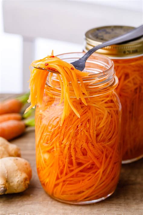Easy Pickled Carrots Recipe for Asian Food, Salads & Tacos - Nurtured Homes