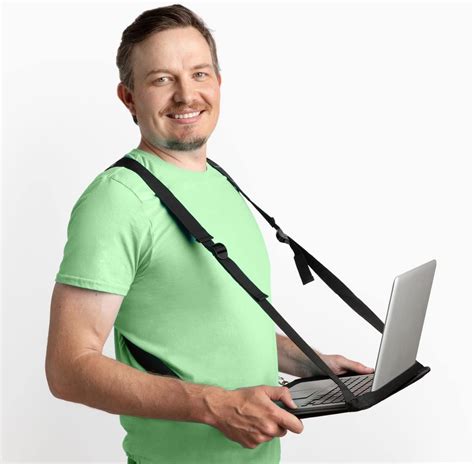 Buy Office Up Laptop Harness, Standing Desk, Mobile Walking Laptop ...