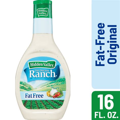 Hidden Valley Fat Free Ranch Dressing Nutrition Facts | Besto Blog