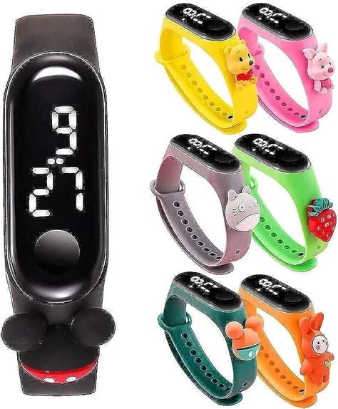 Navkar Crafts Led Band Kids Rakhis with Touchscreen Led Watches