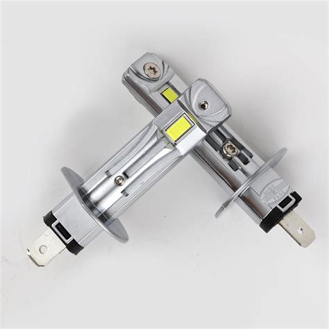 2PCS H1 LED Headlight Globes Kit Hi/Low Beam 220W 35000LM 130% Brighter ...