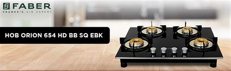 Faber 4 Burner Hobtop, High Performance SABAF Brass Burner, 65 cm (HOB ...