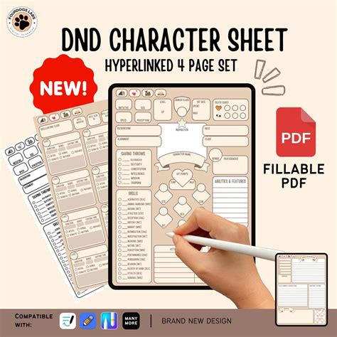 Dnd 5E Downloadable Character Sheet 的图像结果