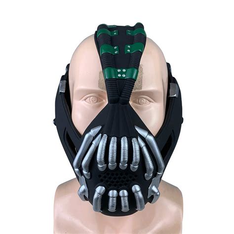 Buy Batman Dark Knight Rise Bane Replica Helmet Cosplay Costume Latex ...