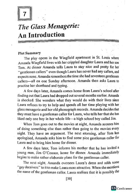 The Glass Menagerie - Effective - 7 The Glass Menagerie: An ...