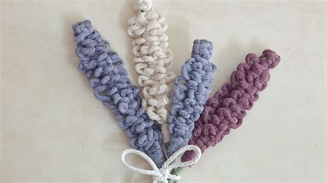 Image result for Lavender Micro Macrame YouTube Tutorial