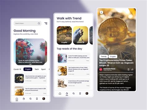 Latest News App UI Design | Search by Muzli