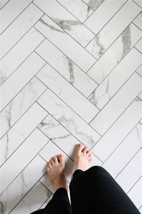 Faux Marble Floor Tile