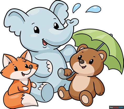 31 Easy Baby Animals Drawing Tutorials