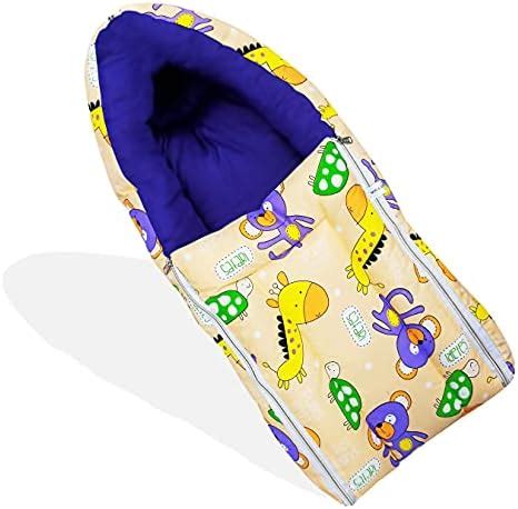 MOM & SON 2 in 1 Baby's Cotton Sleeping and Carry Bag (0-6 Months ...