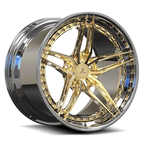 Custom 5 Spoke Wheels: Forged Monoblock, 2/3-Piece - Splux Luxury Wheels