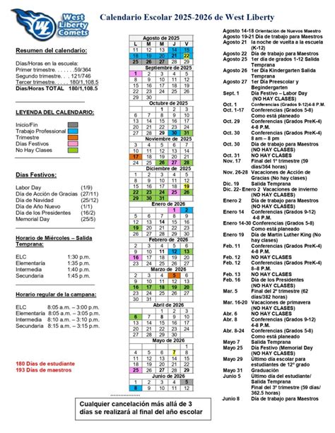 West Liberty Community School District Calendar 25-26 Revised [pdf ...