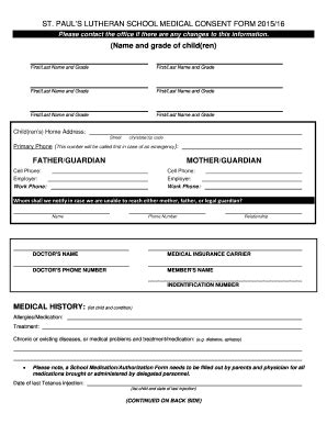 Fillable Online school stpaulsonalaska ST PAULS LUTHERAN bSCHOOLb ...