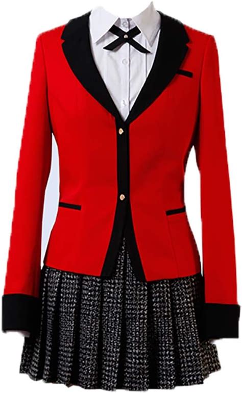 Kakegurui Compulsive Gambler Ikishima Midari Cosplay Costume Hyakkaou ...