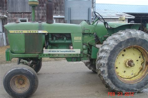 John Deere 4010 Farm Tractor Wide Front
