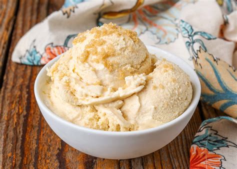 Brown Sugar Ice Cream - Barefeet in the Kitchen