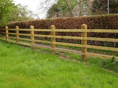 Wood Post And Rail Gates