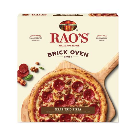 Rao's Homemade Italian Meat Trio Frozen Pizza, Brick Oven Crust with ...