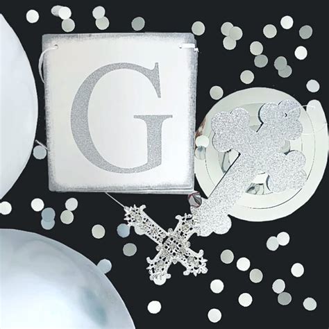 Buy Elkanah Baptism Decorations Mi Bautizo Decoration Christening Decor ...