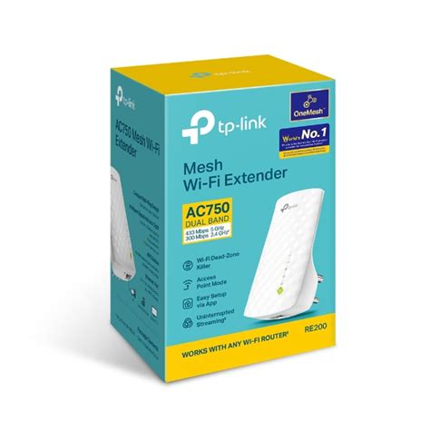 RE200 | AC750 Wi-Fi Range Extender | TP-Link India