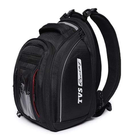 TVS Racing Universal Tank Bag - Compatible with All Motorcycles (Fiber ...
