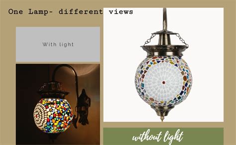 earthenmetal Ball Shaped Glass Wall lamp for Living and Home Decoration ...