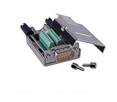 D-SUB DB15 VGA Male Female 3Row 15Pin Plug To Terminal Breakout Board ...