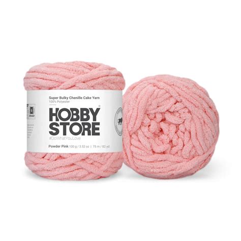 Hobby Store Chenille Super Bulky Yarn – Ultra Plush for Fast Projects ...
