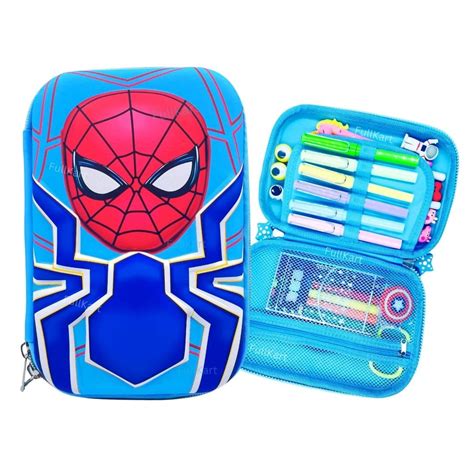 FULLKART 3D Pencil Case with Compartments Cover School Supply for ...