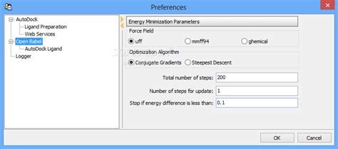 PyRx Tutorial 的图像结果