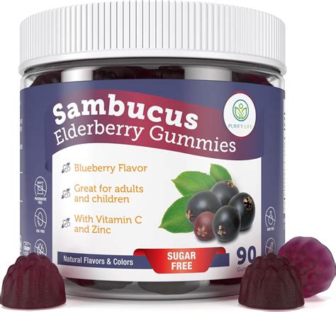 Buy Purify Life Sambucus Sugar-Free Elderberry Gummies 90 Online