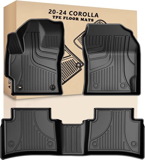 AFAMBEZ TPE Car Floor Mats and Cargo Liner Mat Fit for Toyota COROLLA ...