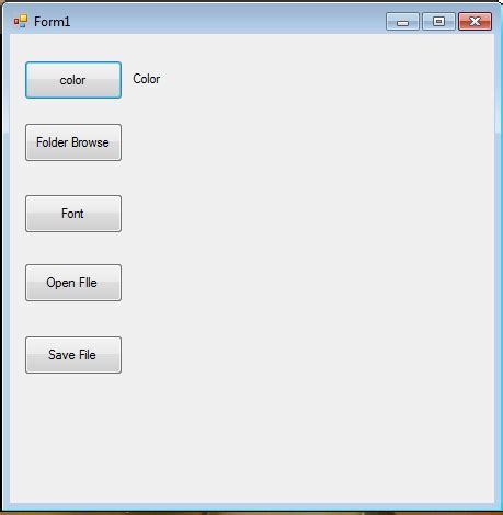 C# Program for Dialog Box 的图像结果