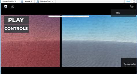 Image result for Roblox Main Menu Script