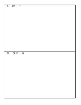 Image result for Long Division Test