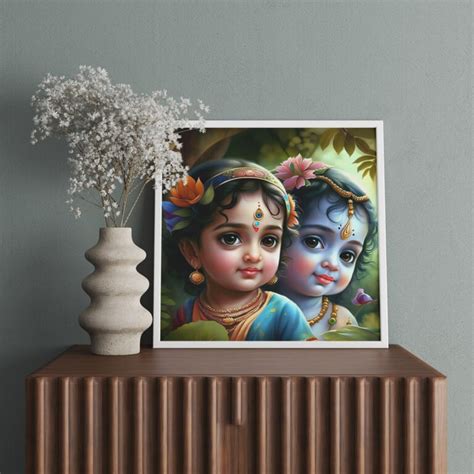 Lord Radha Krishna ji paintings wall Arts - Vignette Store