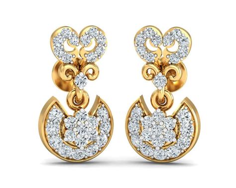 Buy HIen Diamond Earrings in Gold | Endear Jewellery – Jewelslane