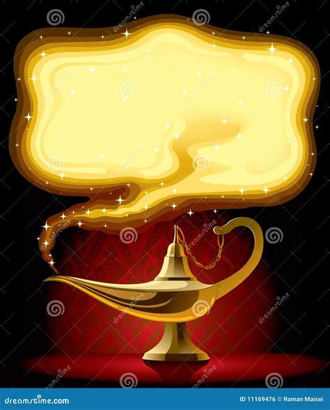 Aladdin s Magic Lamp stock vector. Illustration of aladdin - 11169476