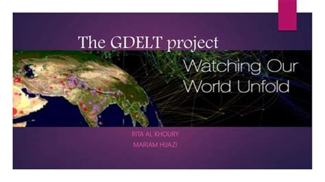 GDELT Project Visualization 的图像结果